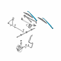 OEM 2004 Ford Escape Wiper Arm Diagram - 5L8Z-17526-BA