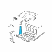 OEM Dodge Dakota Panel-C Pillar Diagram - 5GC92WL5AB