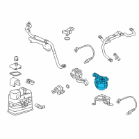 OEM Chevrolet Air Injection Reactor Pump Diagram - 12643965