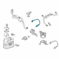 OEM 2013 Chevrolet Camaro Front Oxygen Sensor Diagram - 12640453