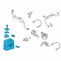 OEM 2016 Buick LaCrosse Vapor Canister Diagram - 84835160