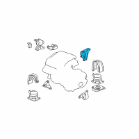 OEM Acura Bracket, Rear Engine Mounting Diagram - 50610-STX-A00