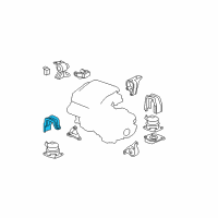 OEM Acura MDX Stopper Assembly, Front Engine Mounting Diagram - 50835-STX-A01