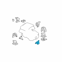 OEM Rubber Assembly, Transmission Mounting Diagram - 50850-STX-A03