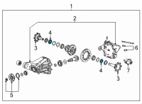 OEM 2021 GMC Yukon Axle Seal Diagram - 84649193