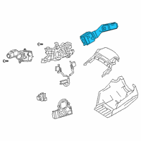 OEM Lexus UX250h Switch, Windshield W Diagram - 84652-76060