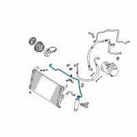 OEM Toyota RAV4 Pipe Diagram - 88706-42030