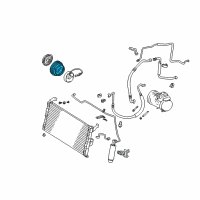 OEM 1997 Toyota RAV4 Rotor Diagram - 88412-2A010