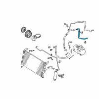 OEM Toyota RAV4 Suction Hose Diagram - 88717-42051