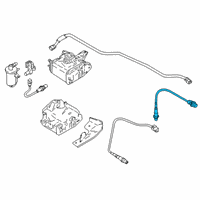 OEM Hyundai Kona SENSOR ASSY-OXYGEN Diagram - 39210-2J001