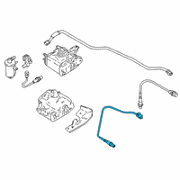 OEM 2022 Kia Seltos Oxygen Sensor Assembly Diagram - 392102E421