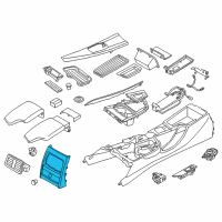 OEM 2015 BMW 428i Gran Coupe Covering Rear Diagram - 51-16-9-235-496