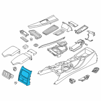 OEM 2016 BMW M3 Covering Rear Diagram - 51-16-9-235-496