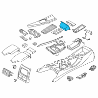 OEM BMW 228i xDrive Storage Compartment., Centre Console, Rear Top Diagram - 51-16-9-230-128