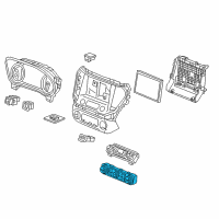 OEM GMC Sierra 3500 HD Dash Control Unit Diagram - 84246526