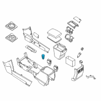 OEM Nissan Maxima Switch Assy-Hazard Diagram - 25290-7Y000