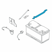 OEM BMW 840i xDrive Battery Bracket Diagram - 61-21-8-704-689