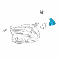 OEM Ford Park Lamp Bulb Socket Diagram - GJ5Z-13411-C