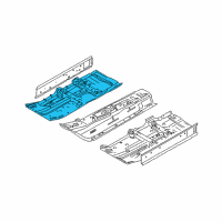 OEM 2008 Nissan Versa Floor-Front, RH Diagram - G4320-EM3MA