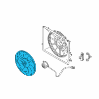 OEM 2013 Hyundai Equus Fan-Cooling Diagram - 25231-3M250