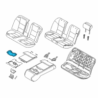 OEM 2006 BMW 525xi Insert, Drink Holder Diagram - 52-20-7-136-606