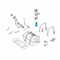 OEM Infiniti Q45 In Tank Fuel Pump Assembly Diagram - 17042-AG960