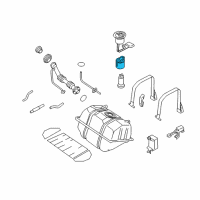 OEM 1993 Infiniti G20 STRAINER Fuel Diagram - 16400-41B1A