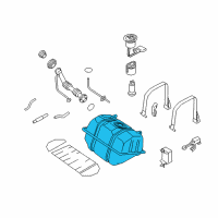 OEM Infiniti Q45 Tank Assembly - Fuel Diagram - 17202-AR265