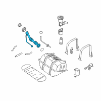 OEM 2006 Infiniti Q45 Tube Assy-Filler Diagram - 17221-AR200