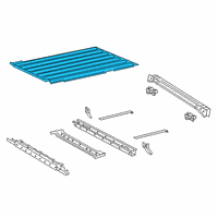 OEM 2020 Jeep Gladiator Box Floor Diagram - 68371662AB