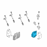 OEM 2020 Nissan Armada Control Module Assy-Vel Diagram - 23751-EZ31A