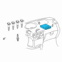 OEM 2005 Toyota Echo ECM Diagram - 89661-5C230