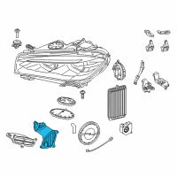 OEM 2015 BMW X5 Led Module, Direction Indicator, Right Diagram - 63-11-7-381-456