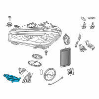 OEM 2014 BMW X5 Led Headlight Driver Module Diagram - 63-11-7-440-880