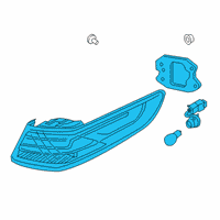 OEM Kia Lamp Assembly-Rear Combination Diagram - 92401D4230