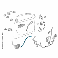 OEM Buick Regal TourX Control Cable Diagram - 13485610