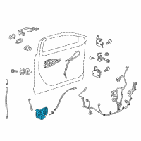 OEM 2018 Buick Regal Sportback Lock Diagram - 13533591