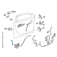 OEM 2019 Buick Regal Sportback Control Rod Diagram - 39098407