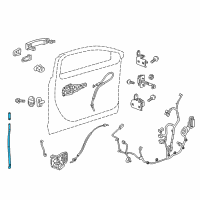 OEM 2019 Buick Regal Sportback Lock Rod Diagram - 13493607