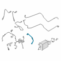 OEM Ford F-150 Crankcase Tube Diagram - FL3Z-6758-D