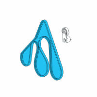OEM Mercury Mariner AC Belt Diagram - 3L8Z-8620-A