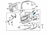 OEM 2021 Cadillac Escalade Window Switch Diagram - 84879638