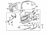 OEM Cadillac CT5 Trunk Lid Switch Diagram - 84649636