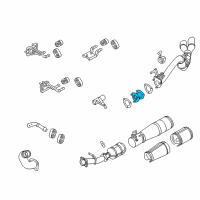 OEM 2013 Ford F-350 Super Duty Rear Pipe Diagram - DC3Z-5A212-D