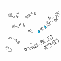 OEM 2018 Ford F-250 Super Duty Intermed Pipe Gasket Diagram - BC3Z-5E241-A