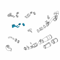 OEM Ford F-250 Super Duty Front Bracket Diagram - BC3Z-5A242-M