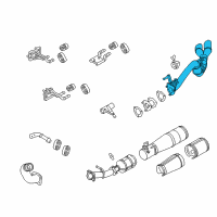 OEM 2013 Ford F-350 Super Duty Tailpipe Diagram - DC3Z-5230-A