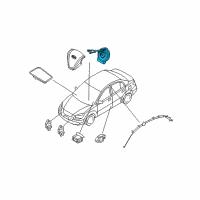 OEM 2006 Kia Rio Clock Spring Contact Assembly Diagram - 934901G510