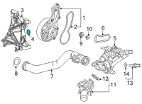OEM Acura RDX O-RING, WATER PASSAGE Diagram - 19411-RPY-G01