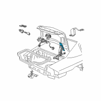 OEM Buick Hinge Asm-Rear Compartment Lid Diagram - 10341159